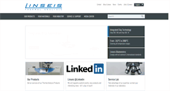 Desktop Screenshot of linseis.com